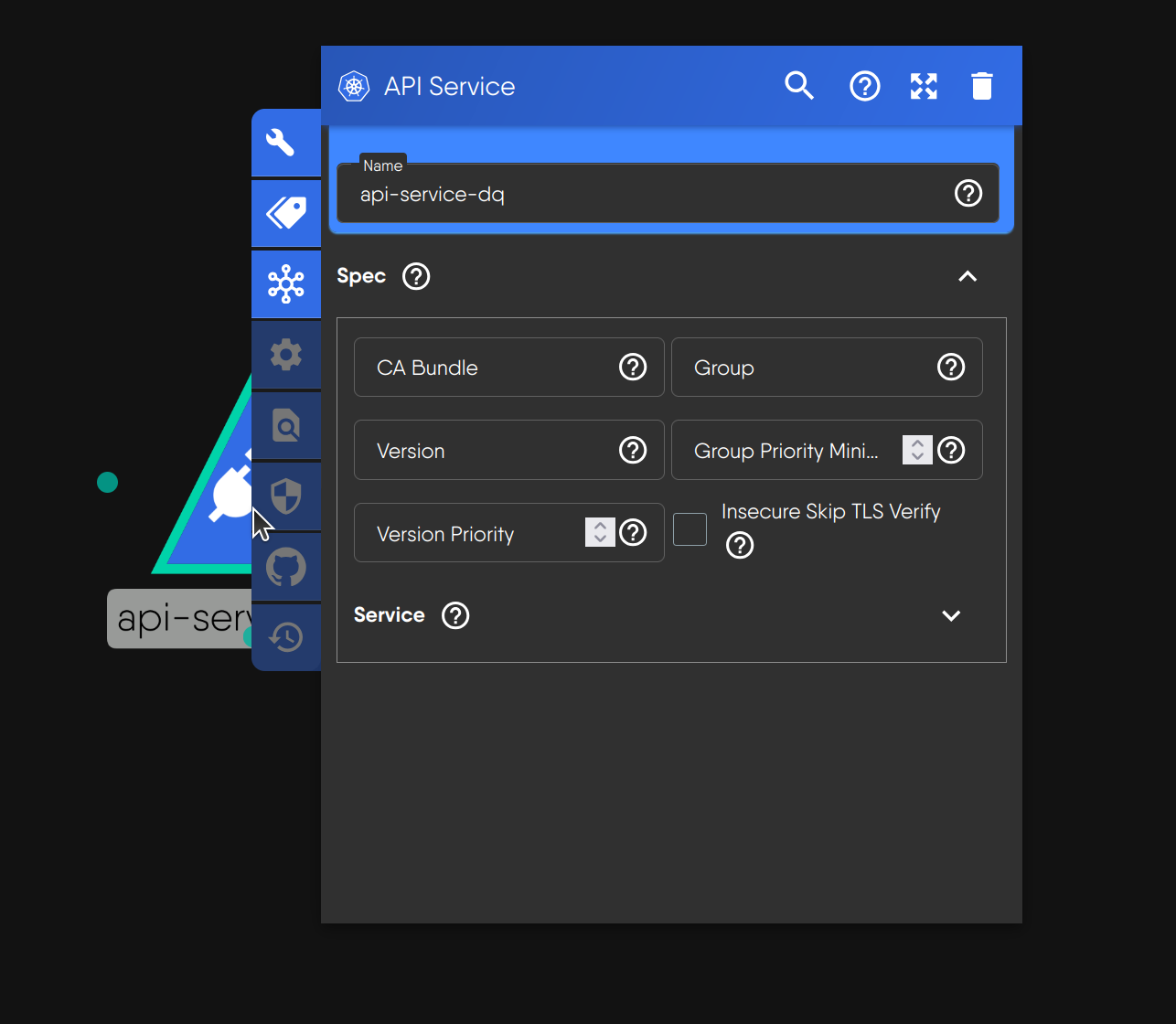 Double-click component